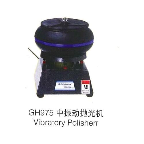 220V Vibratory Barrel Jewelry Polisher Finisher Vibrating Polishing Machine 200W Dia 33CM