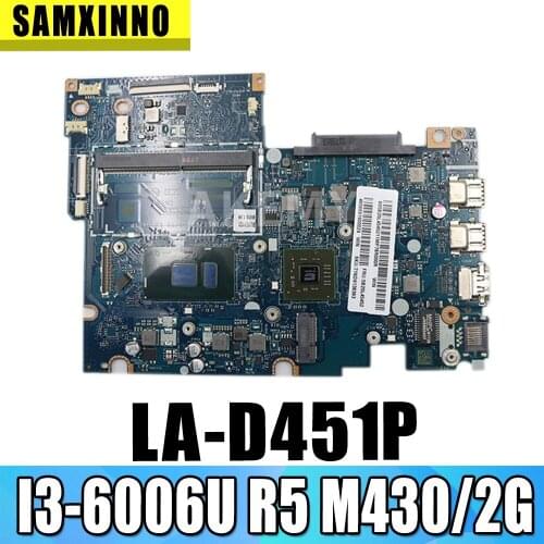 310S-14ISK LA-D451P motherboard For Lenovo 310S-14ISK laptop motherboard I3-6006U CPU R5 M430/2G GPU DDR4