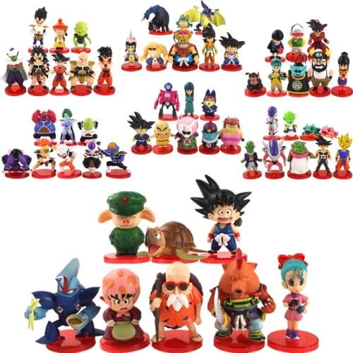 8pcs/set 3-9cm Anme PVC Action Figure Model Toys Cartoon Collection Brinquedos