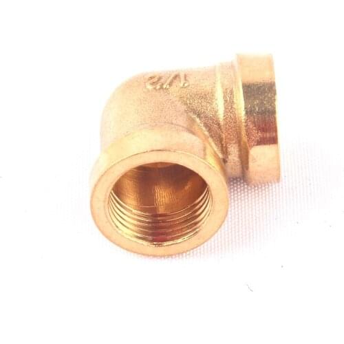 8pcs 1/2 Inch Female Thread Brass 90 Degree Elbow Garden Hose Brass Elbow Adadpter/Fitting