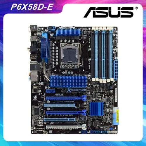 For ASUS P6X58D-E LGA1366 X58 ATX motherboard