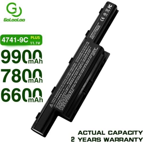 9900mAh Laptop Battery for Acer AS10D31 AS10d41 AS10D51 AS10D61 AS10D71 AS10D75 AS10D81 V3 771g 5560 5750 5551G 5560G 5750G
