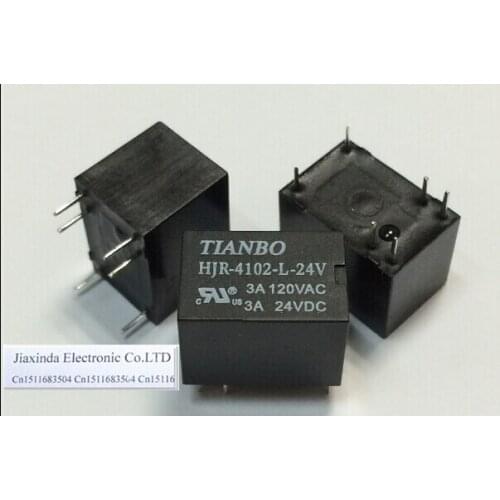 HOT NEW HJR-4102-L-24V HJR-4102-L-24VDC HJR-4102 24V 24VDC DC24V 3A TIANBO DIP6