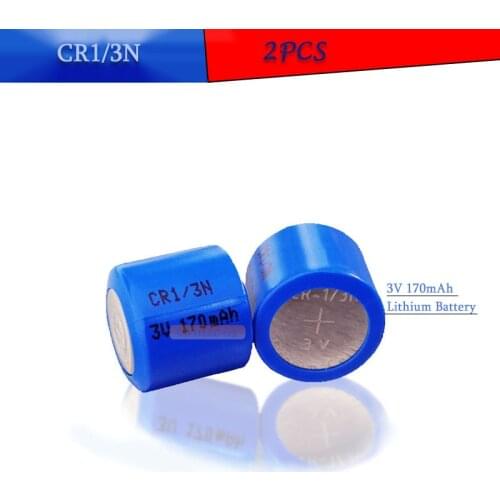 2PCS CR1/3N 3V 170mAh Lithium Battery DL1/3N CR1/3 1/3N CR13N CR13 13N for Micro Instrumentation Camera Li-ion Button Batteries