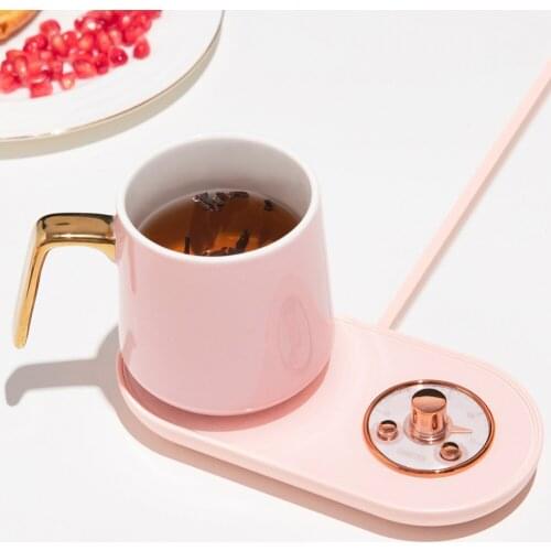 Cup Heater Warmer USB Smart Thermostatic Cup Coaster Heating Mat Coffee /Milk /Tea Warmer Pad Heating Mugs Coaster