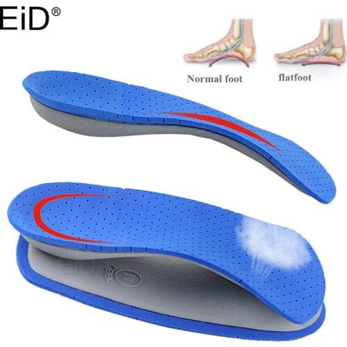 Eva 3/4 Length Orthotic Half Insoles for Flatfoot Heel Arch Support Pads Orthopedic Shoes Insole Foot Health Care Sole Unisex