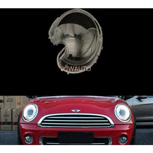 Car Headlight Lens For BMW MINI R56 2009~2013 Headlamp Cover Replacement Auto Shell Cover