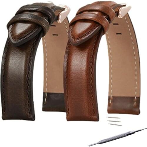 Genuine Leather Watch Strap Watchband 18mm 20mm 22mm For DW Diesel Fossil Timex Watch Band DIY Replace