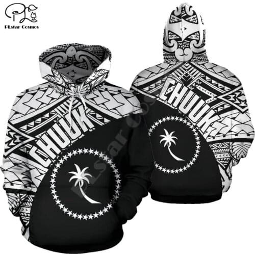 New Brand Island Chuuk Country Flag Tribal Culture Retro Streetwear Tracksuit Men/Women Pullover 3DPrint Funny Casual Hoodies 24
