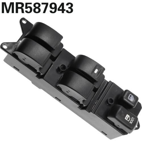 MR587943 WSMT010 Master Power Window Switch For Mitsubishi Endeavor Lancer Montero Galant 2004-2009 Control Button Car Accessory