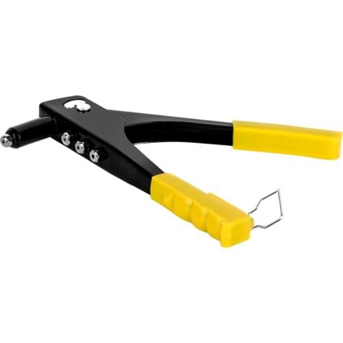 Heavy Duty Riveter Gun Kit 1 Hand Riveter +60Pcs 2.4-4.8mm Steel Blind Rivets For Auto Car Electricians Repair Hand Tool