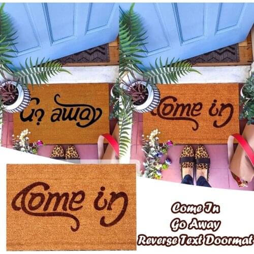 Text Doormat Come In Doormat ndoor Outdoor Floor Mat Non Slip 40x60cm D60