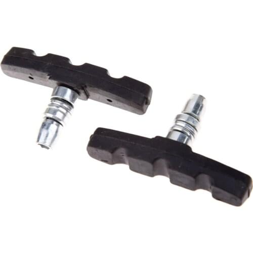 1 Pair Bicycle Caliper Brake Pads For Mountain Road Folding Bike Cycling Brake Blocks Holders Durable Bicycle Accessories