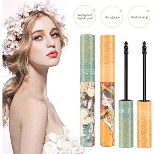 Mascara Waterproof Long-lasting Non-smoothing Styling Thick Curled And Long Easy To Control Brush Head For Beginners TSLM1