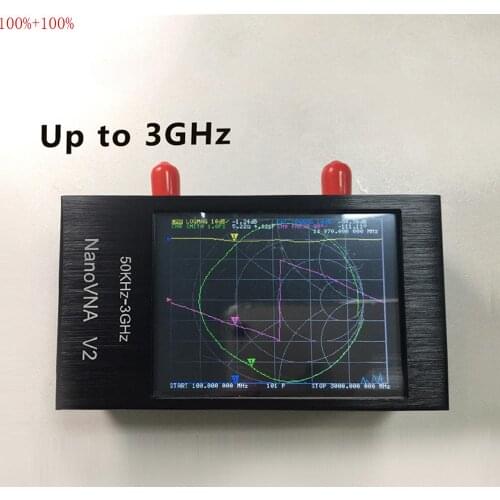 2.8 inch NanoVNA v2 Vector Network Analyzer 50KHz~3GHz Antenna Tester Aluminum Alloy Shell New Electrical Instruments