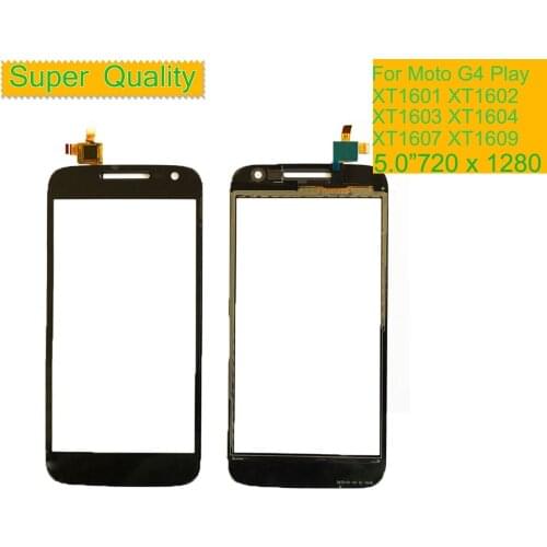 10Pcs/lot XT1607 XT1609 For Motorola Moto G4 Play G4 Play XT1601 XT1602 XT1603 XT1604 Touch Screen Digitizer Front Panel Sensor