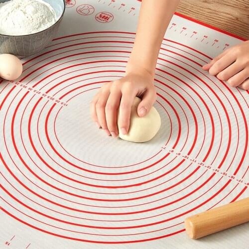 50*40 Non-Stick Silicone Baking Mat Pad Baking Sheet Glass Fiber Rolling Dough Mat Cookie Macaron Baking Mat Pastry Tools 20