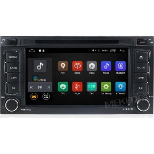 By DHL 5pcs 1024X600 Android 7.1 Quad Core Car DVD GPS Radio for Volkswagen V W T ouareg Transporter Multivan 4G Stereo system