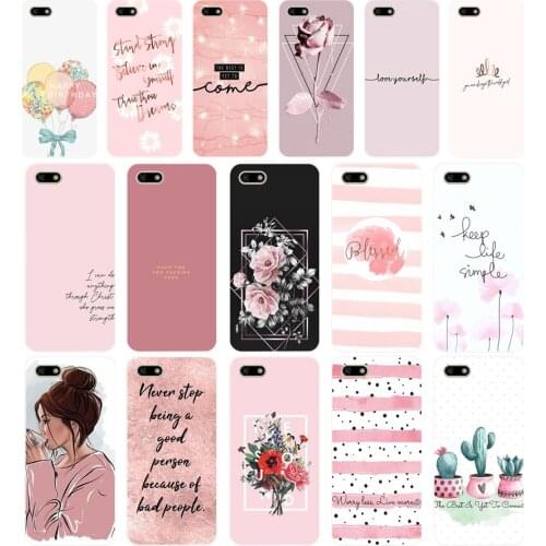 61AA Proverb Phrase Motto Soft Silicone Tpu Cover phone Case for Huawei Honor 7A PRO 5.45 5.7 7C 7X Y5 2018