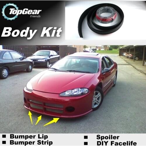Bumper Lip Deflector Lips For Dodge Intrepid Front Spoiler Skirt For TG Friends to Car Tuning View / Body Kit / Strip