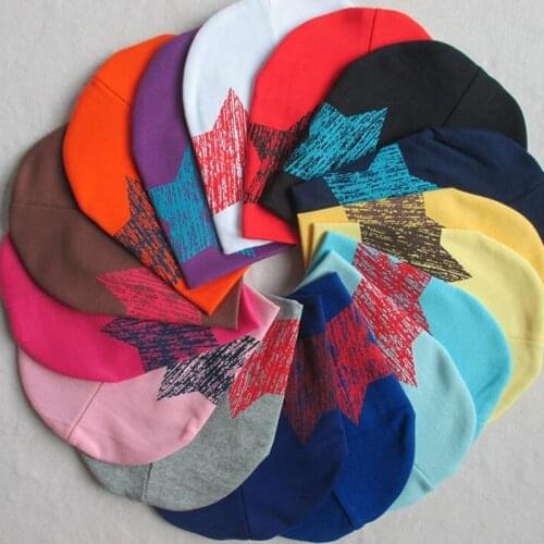 Winter Spring Autumn Crochet Baby Hat Girl Boy Cap Unisex Beanie Star Infant Cotton knitted toddlers Children Clothes Kids