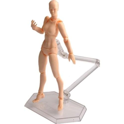 14cm 2.0 youth edition CHAN / Kun he she PVC action figure skin color nude male female joint figure collections gifts for kids