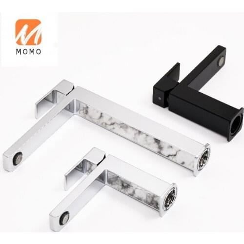 Chrome surface bathroom bread water tank tap with white marble decoration