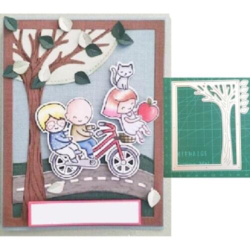 Craft dies Metal cutting dies cut die tree photo frame decoration Scrapbooking dies paper craft knife mould blade punch stencils