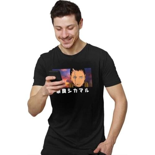 Anime Manga T Shirt for Men Cotton Tshirt Leisure Tee Short Sleeve Simwill T-shirt Loose Fit Clothing