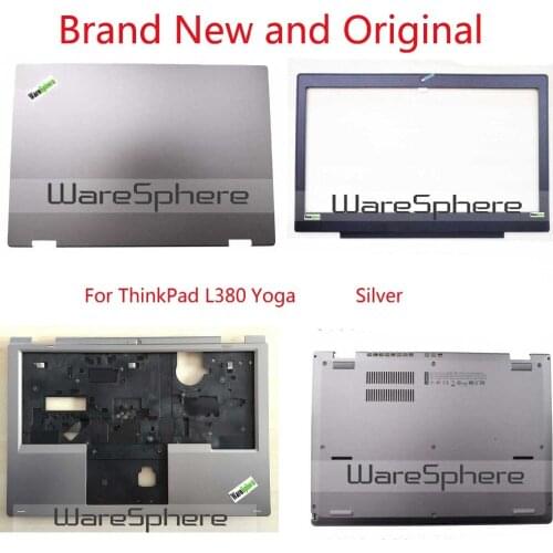 NEW For Lenovo ThinkPad Yoga L380 Yoga S2 LCD Back Cover 02DA291 LCD Bezel 02DA287 Top Cover 02DA300 02DA299 Bottom Case 02DA305
