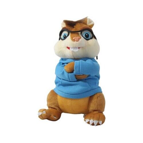 Alvin And The Chipmunks Plush Doll Chipmunks Simon PP Cotton Stuffed Animals Kids Toys 25CM