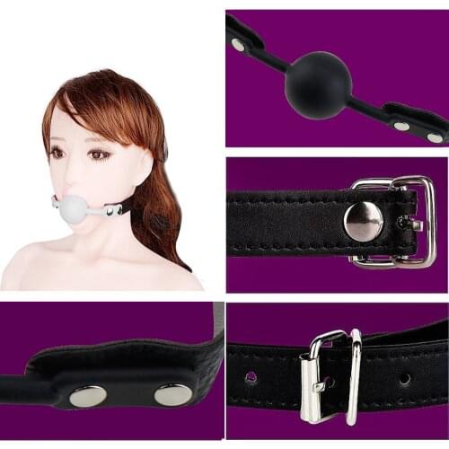 Sexshop Hot Sale New Sex Toys S/l Silicone Open Mouth Gag Sex Bondage Bdsm Fetish Restraints Toy Ball Exotic Accessories Toys