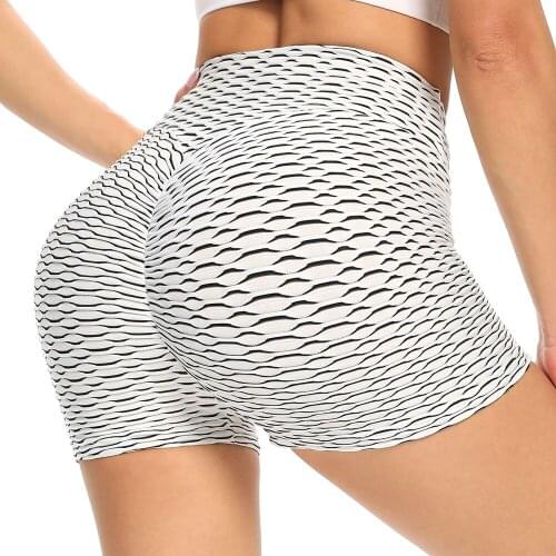 Yoga Shorts Fitness Women High Waist Seamless Workout Shorts Scrunch Butt Shorts Athletic Gym Sports Clothing Running Leggings