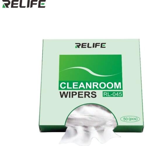 RELIFE RL-045 100-500pcs Anti-Static Cleanroom Wipers Paper Drawing Design Vacuum Packing For Phone Screen Mainboard Clean Tools