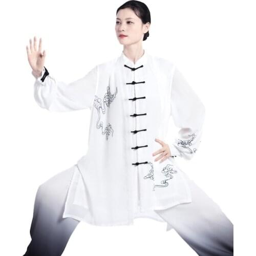 Tai Chi Clothing Wushu Costume Wing Chun Clothing 3 Piece Set Online Chinese Store Kung Fu Outfit Taichi Uniform Woman TA1802