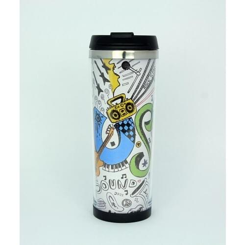 Catharsis Music Printed Thermos Cup
