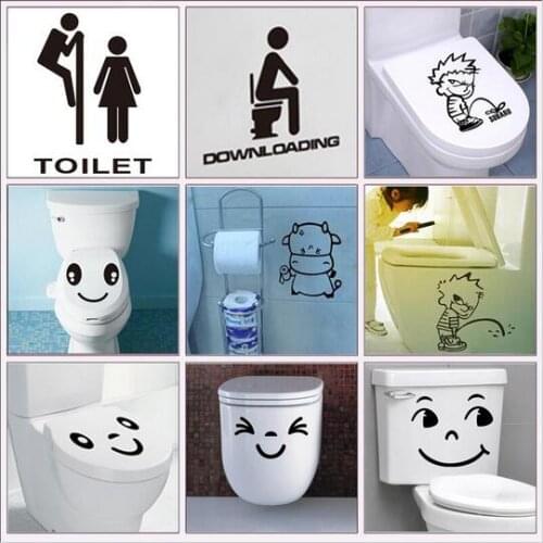 Waterproof bathroom toilet sticker door glass stickers wall decal 314 home decoration vinyl art pvc posters 5.5