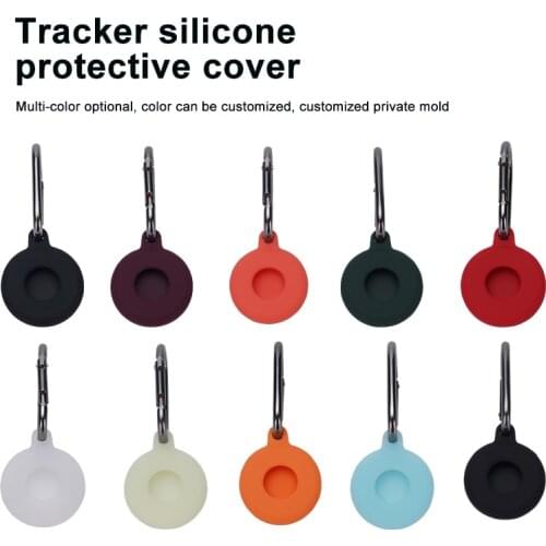 For Apple Airtags Anti-lost Tracker Protective Cases For Apple Airtags Liquid Silicone Protective Sleeve Silicone Case Cover