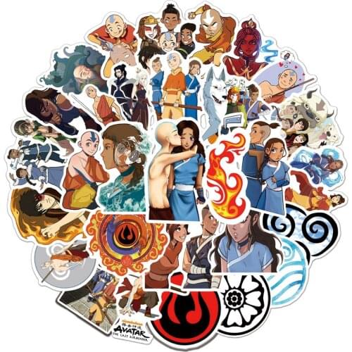 10/30/50PCS Cartoon Avatar: The Last Airbender Anime Stickers Travel Luggage Phone Guitar Laptop Cool Graffiti Kid Sticker Decal