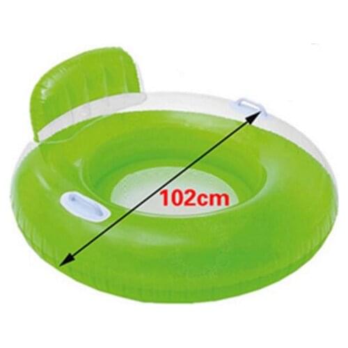 102cm Swim Ring Inflatable Swimming Ring Lifebuoy Swimming Lap With Handle