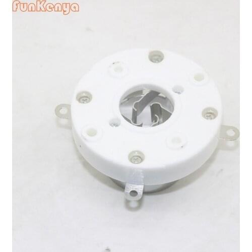 4Pcs Gold - plated New 4pin Tube GZC4-3B Sockets Ceramic Base 845, 805, 211 Etc