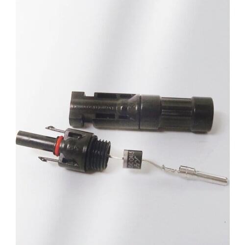 5 Pieces x PV Diode PV Connector IP68 Waterproof with 30A 20A 15A 10A Diodes solar cell panel Parallel Connection protection