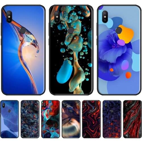 Colorful painting quicksand illusion Phone Case For Xiaomi Redmi 7 9t 9se k20 mi8 max3 lite 9 note 8 9s 10 pro cover shell capa