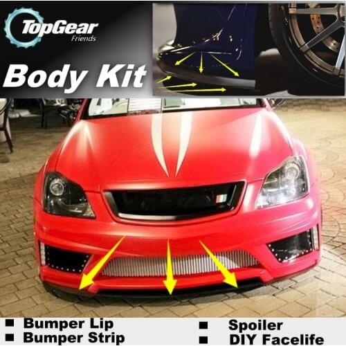 For TOYOTA Crown / Majesta Bumper Lip / Front Spoiler For Top Gear Fans to Car Tuning / TOPGEAR Body Kit / Strip Skirt