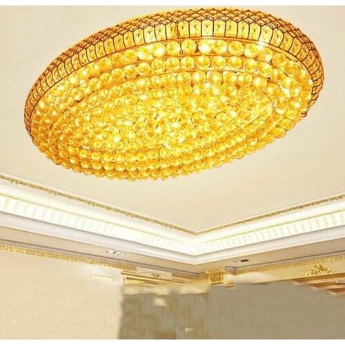 K9 Crystal Lamp Oval Restaurant Light LED Ceiling Bar Aisle Light Dining Room Atmospheric Rectangular Living Room Lamp led lamp