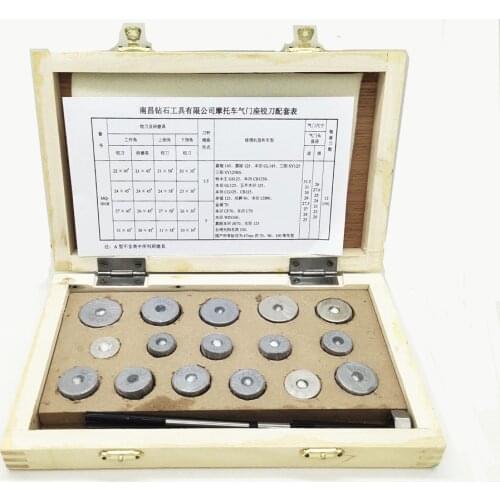 Motorcycle Valve Repair Valve Seat Reamer 50cc-125cc Displacement Valve Seat Cutters Kit