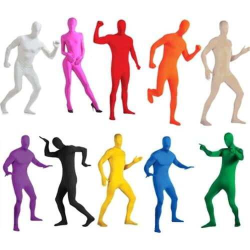 Full Body Costume Unisex Stretch Adult Costume Disappearing For Man Woman Funny Halloween