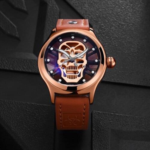 LISM Men's Watch With Leather Strap