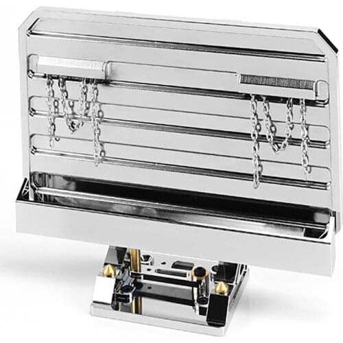 Metal Rear Tool Rack Back Frame for 1/14 Tamiya King RC Truck Tractor G-6063 Accessories