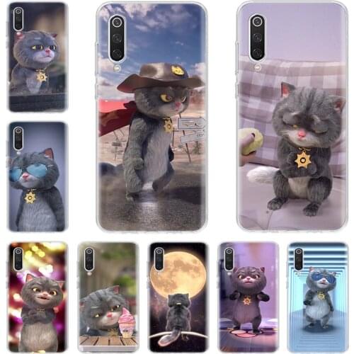 Cartoon Tabby Cat Phone Case For Xiaomi Note Mi 11 8 9 9T 10 10T Ultra CC9 A1 A2 A3 F1 F2 F3 Lite Pro X3 6X 5X CC9E Coque Cover